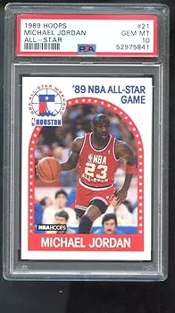 マイケルジョーダン 1989 Hoops All-Star 1989 Michael Jordan NBA Hoops All-Star Game #21 PSA 10 GEM